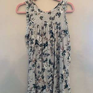 Lucky Brand- patterned tank dress